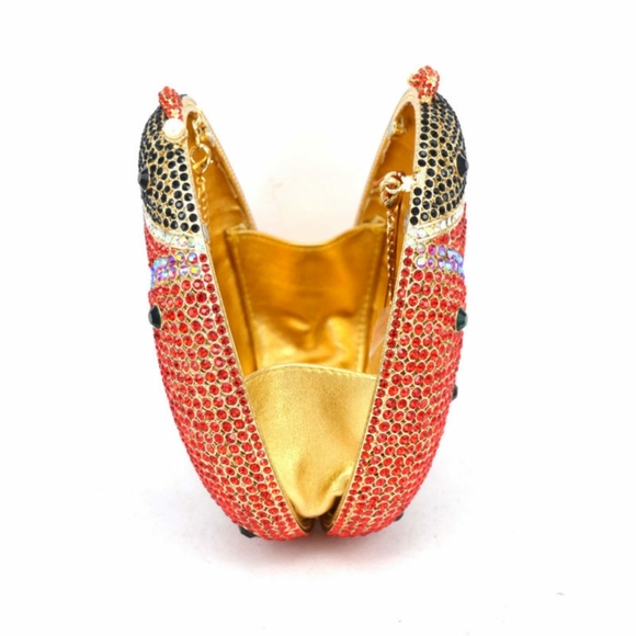 Lavish Ladybug Crystal Clutch Purse - Picture 2 of 4